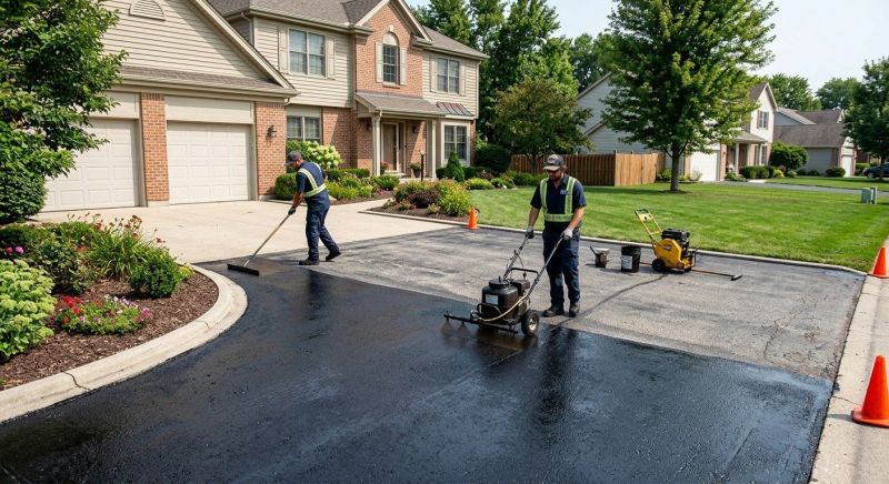 Residential Driveway Sealcoating in Sarasota, FL
